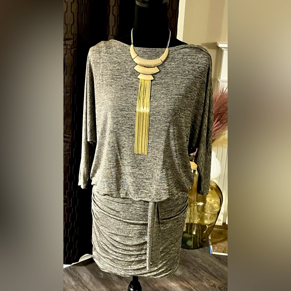 NEW Never Worn White House Black Market Space Dye Dress - Size Small